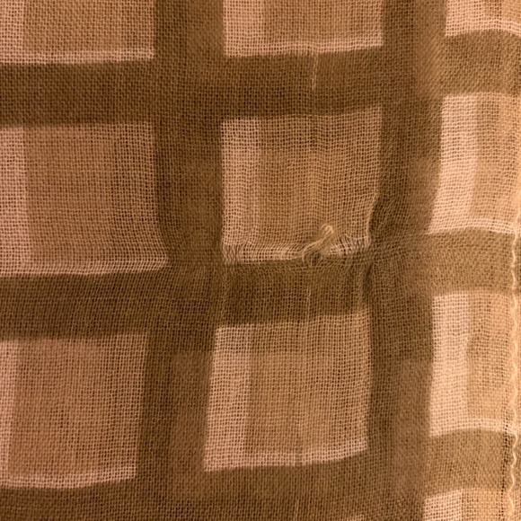Ann Taylor Oversized Tan, Taupe, and Off White Dress Scarf - Picture 2 of 8